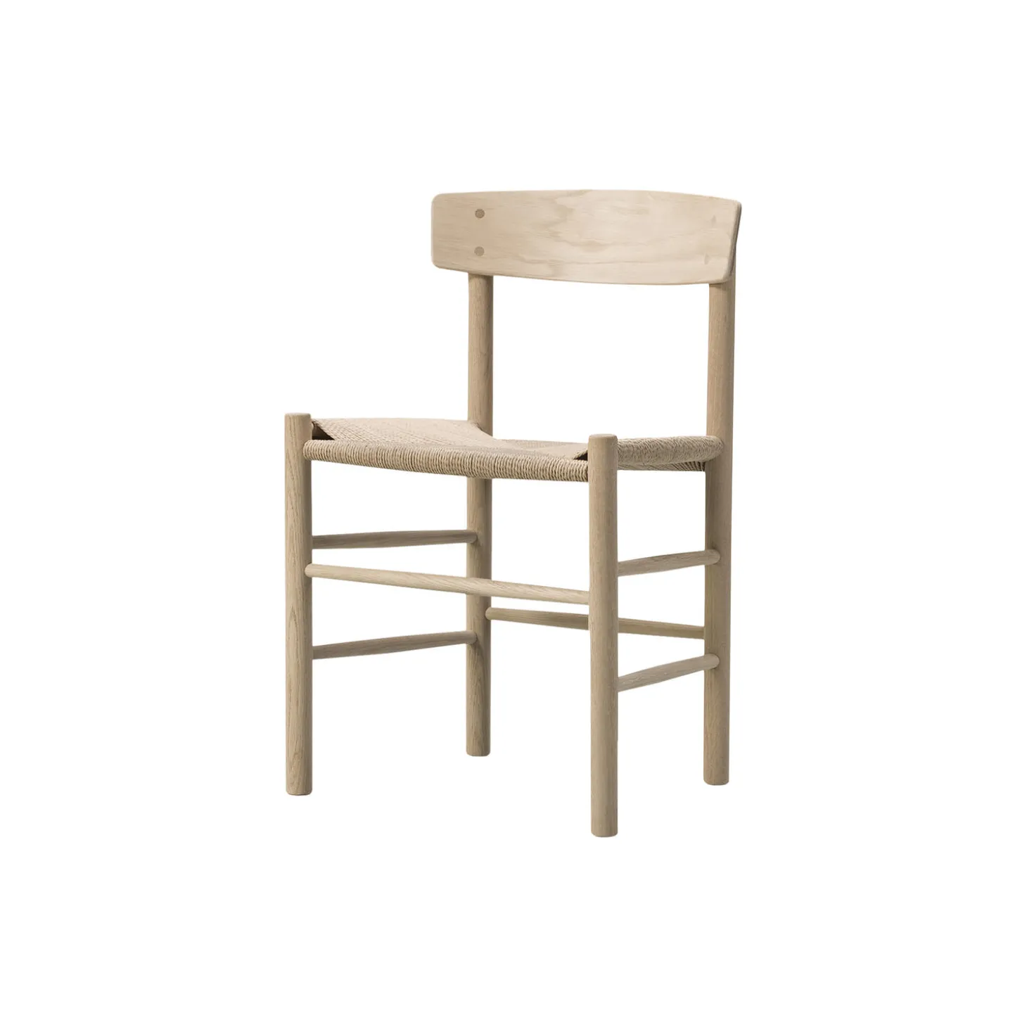 J39 Mogensen stol, sæbebehandlet eg/natur