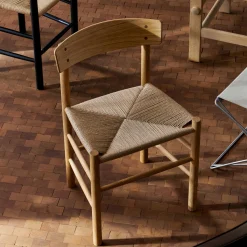 J39 Mogensen stol, sæbebehandlet eg/natur