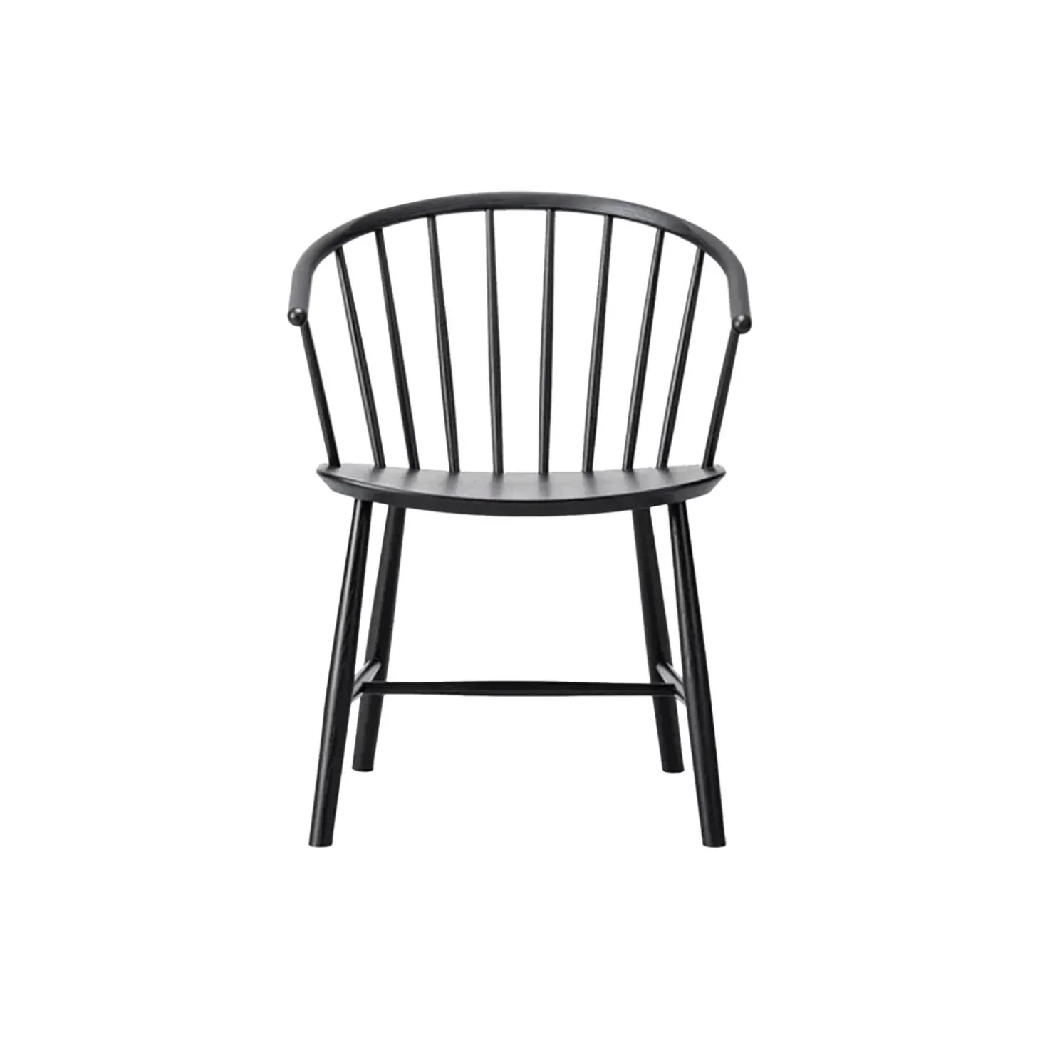 J64 spisebordsstol, sort ask