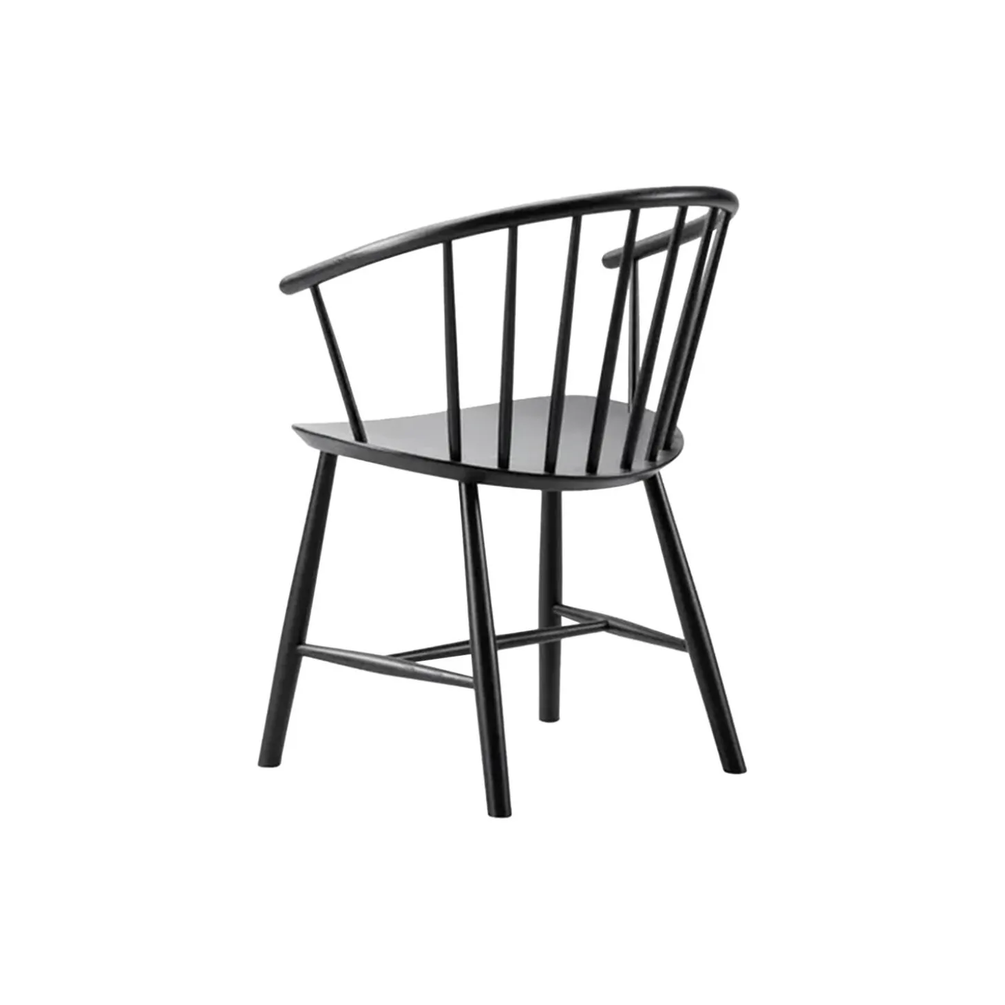 J64 spisebordsstol, sort ask