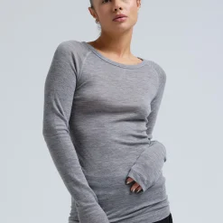 Jade Bluse, grey melange