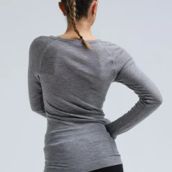 Jade Bluse, grey melange