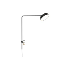 James Desk/Clip Lamp, black