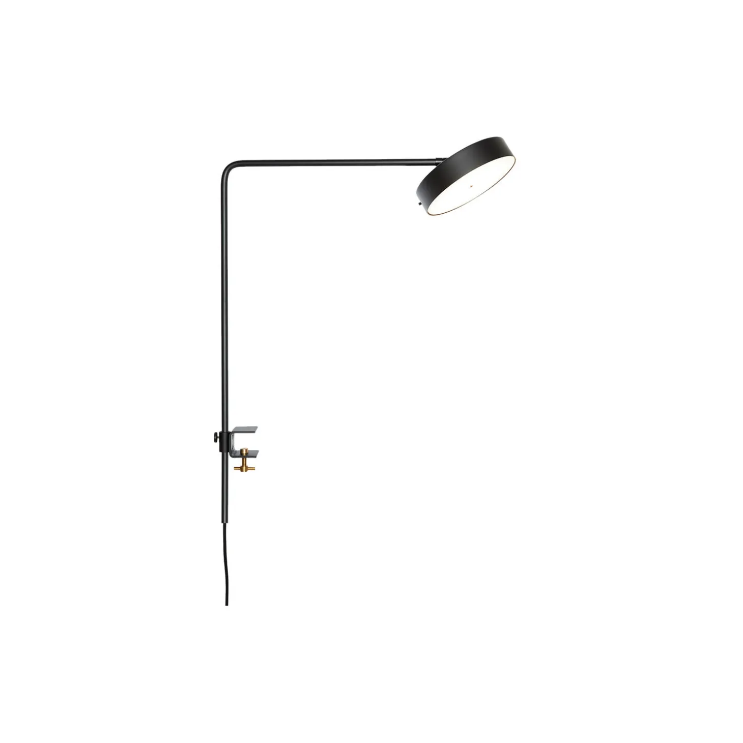 James Desk/Clip Lamp, black
