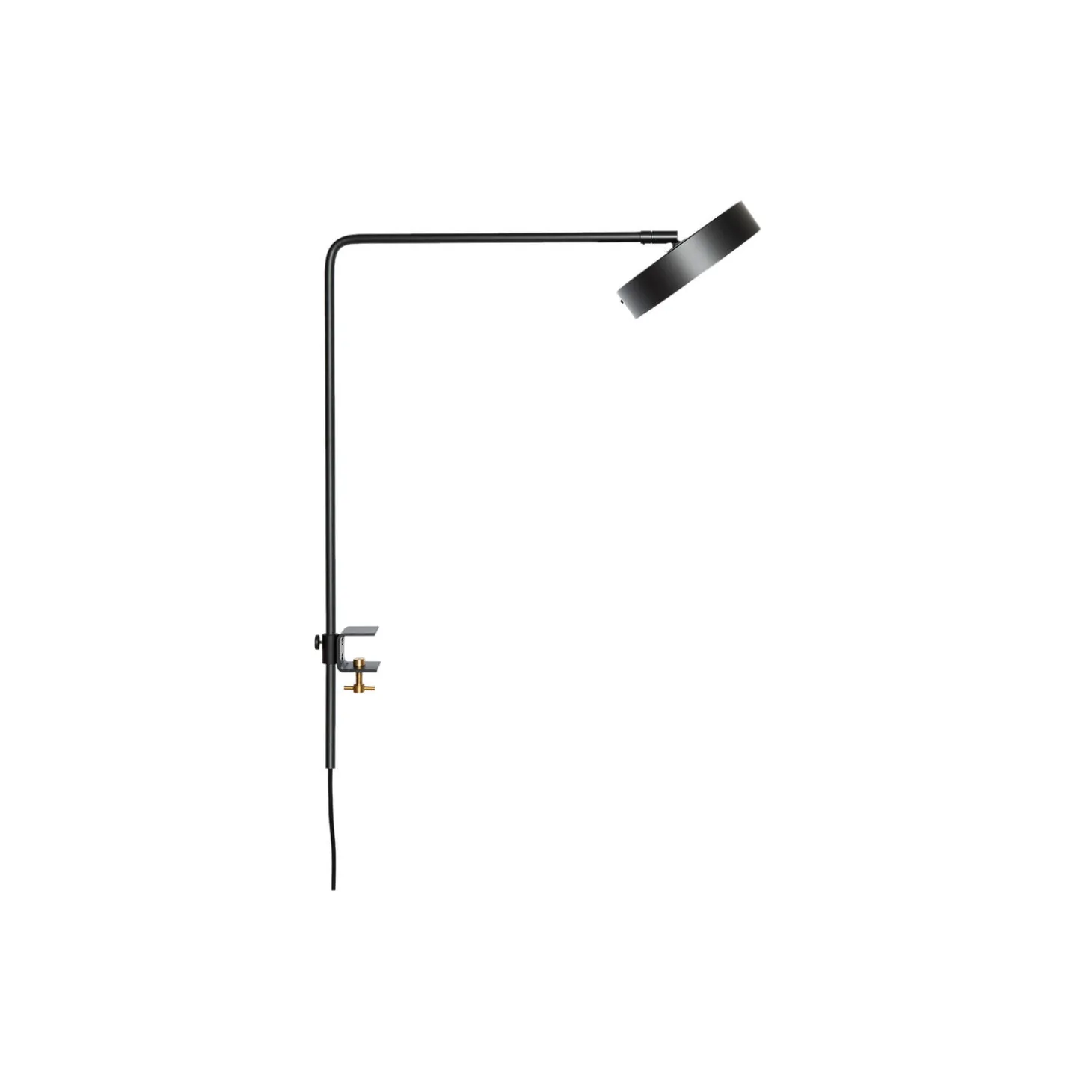 James Desk/Clip Lamp, black