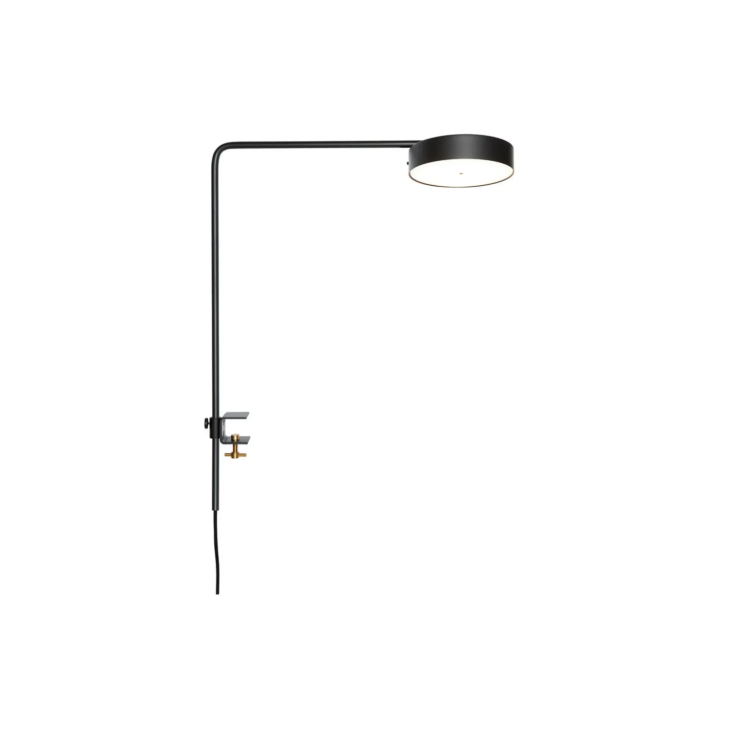 James Desk/Clip Lamp, black