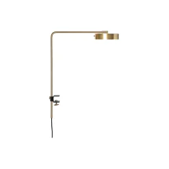 James Desk/Clip Lamp, brass