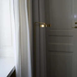 James Floor Lamp, brass