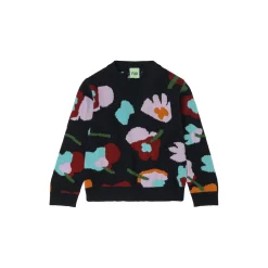 Jaquard Sweater, dark navy