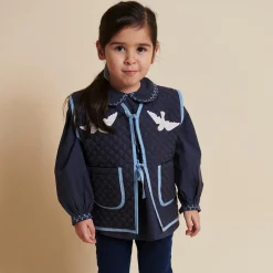 Jeggings w. Flare, dark indigo blue washed