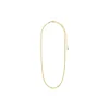 JOANNA Flat Snake Chain Halskæde, gold plated