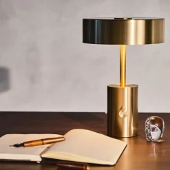 Joey Table Lamp, brass