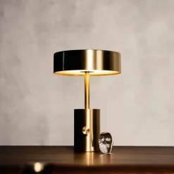 Joey Table Lamp, brass