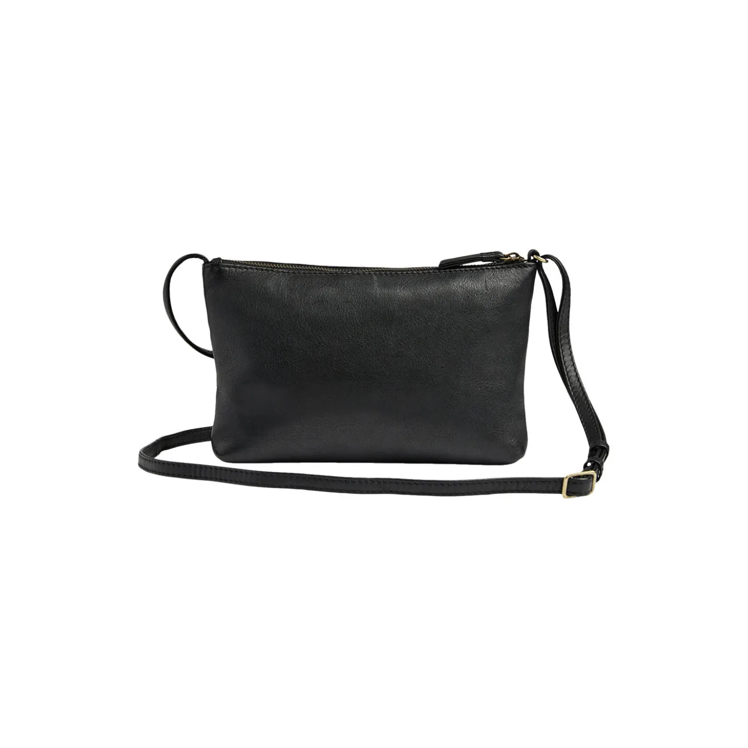 JolieMBG Crossbody Bag Soft Vintage, black w/br. gold