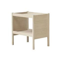 Journal Side Table, white oak