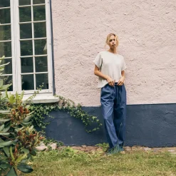 Joy Pants Casual, blue denim