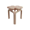 JU01 Utzon skammel, white oiled beech
