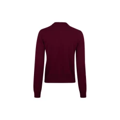 Judith Cardigan Knit, dark red