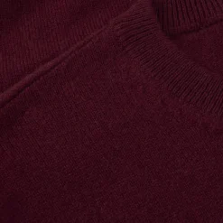 Judith Cardigan Knit, dark red