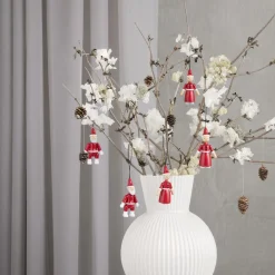 Julemand og nissemor, rød/hvid