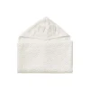 Junior håndklæde med hætte og ører, off-white