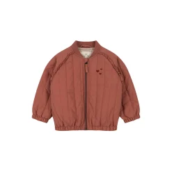 Juno Frill Bomber Jacket, canyon rose