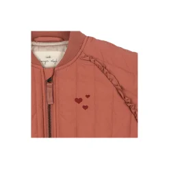 Juno Frill Bomber Jacket, canyon rose