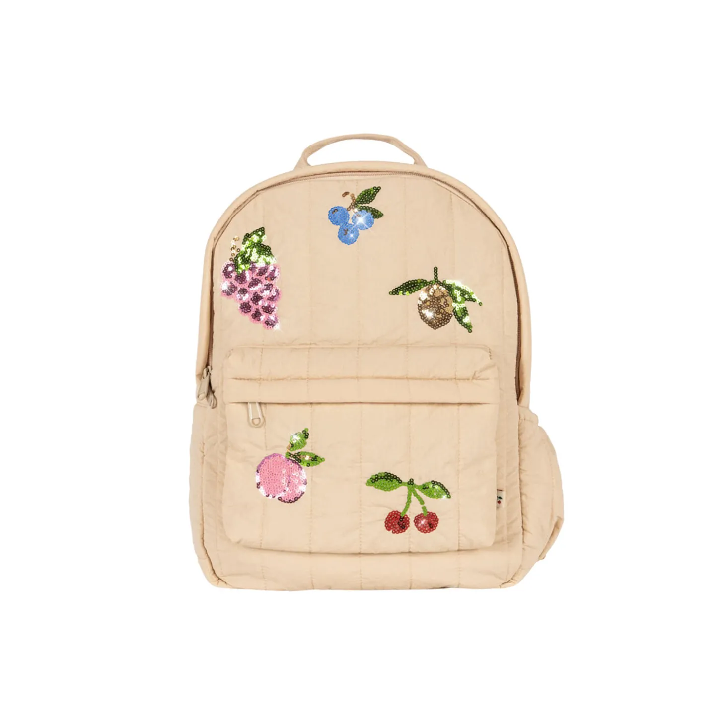 Juno Quilted Sequin Backpack Midi, frappé