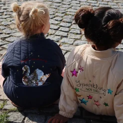 Juno Sequin Bomber Jacket, total eclipse