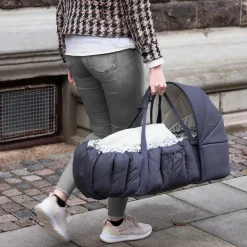 Kaleche til 3-i-1 babynest, blue olive