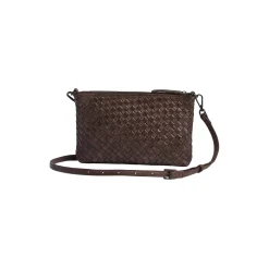KarimaMBG Crossbody Bag Weave, dark brown
