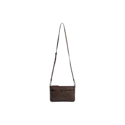 KarimaMBG Crossbody Bag Weave, dark brown