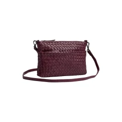 KarimaMBG Crossbody Bag Weave, burgundy