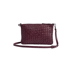 KarimaMBG Crossbody Bag Weave, burgundy