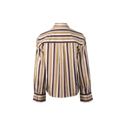 Karina Shirt, beige stripe