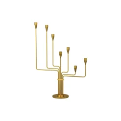 Karlsvognen lysestage, messing