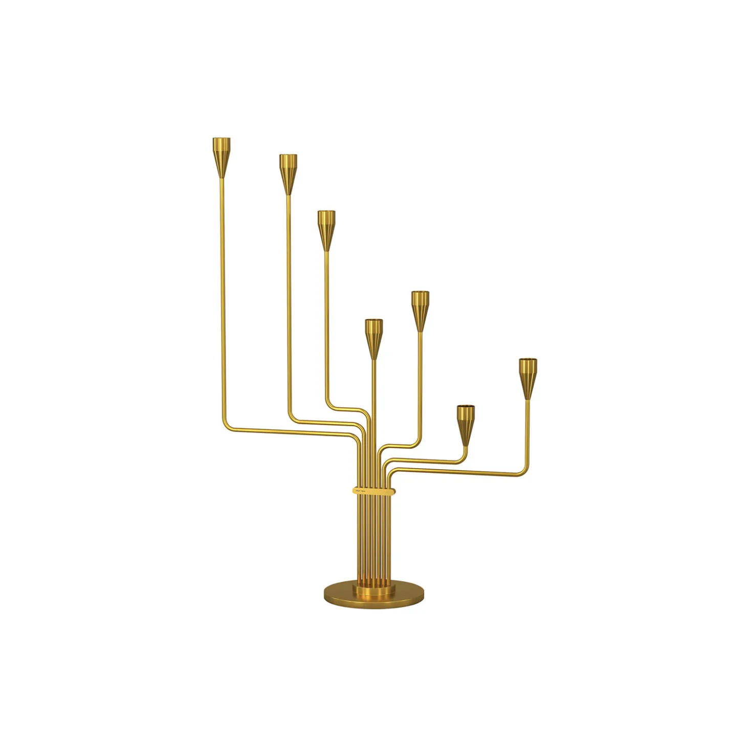 Karlsvognen lysestage, messing