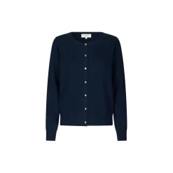 Kashmir strik cardigan, midnight navy
