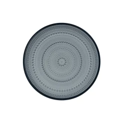 Kastehelmi Plate Ø 24,8 cm, dark grey