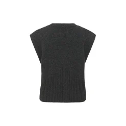 KBBerenice Waistcoat, dark gray melange