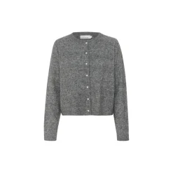 KBNoabelle Plain Cardigan, opal gray melange