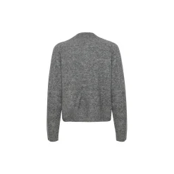 KBNoabelle Plain Cardigan, opal gray melange