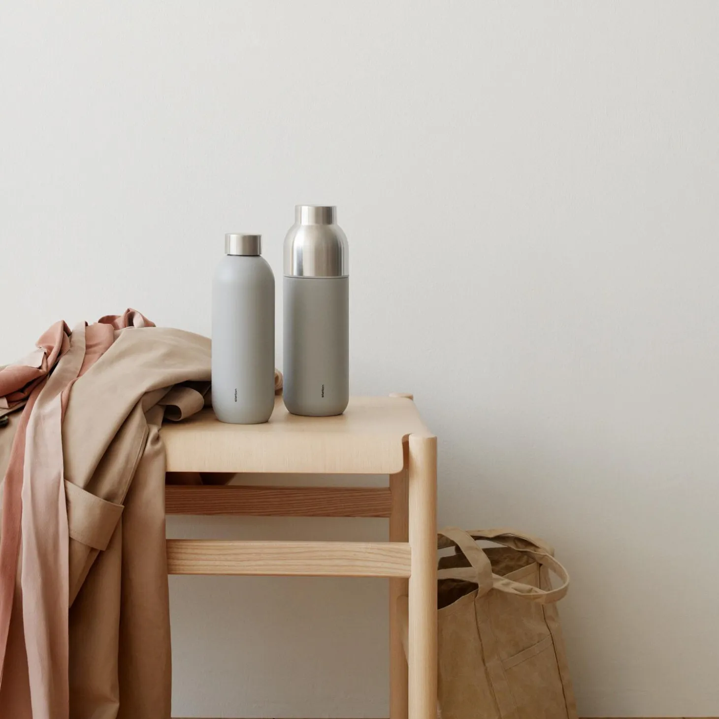 Keep Warm termoflaske, light grey