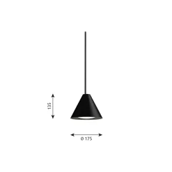 Keglen pendel, black