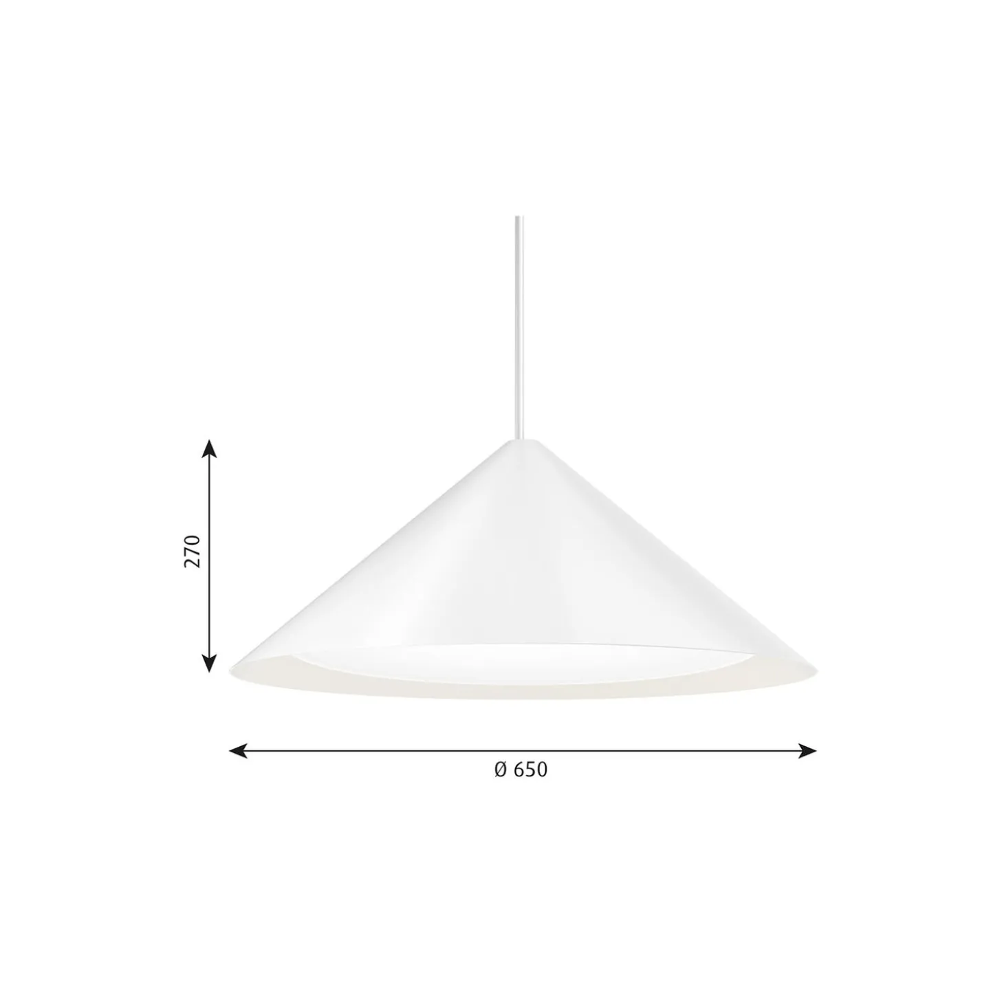 Keglen pendel, white