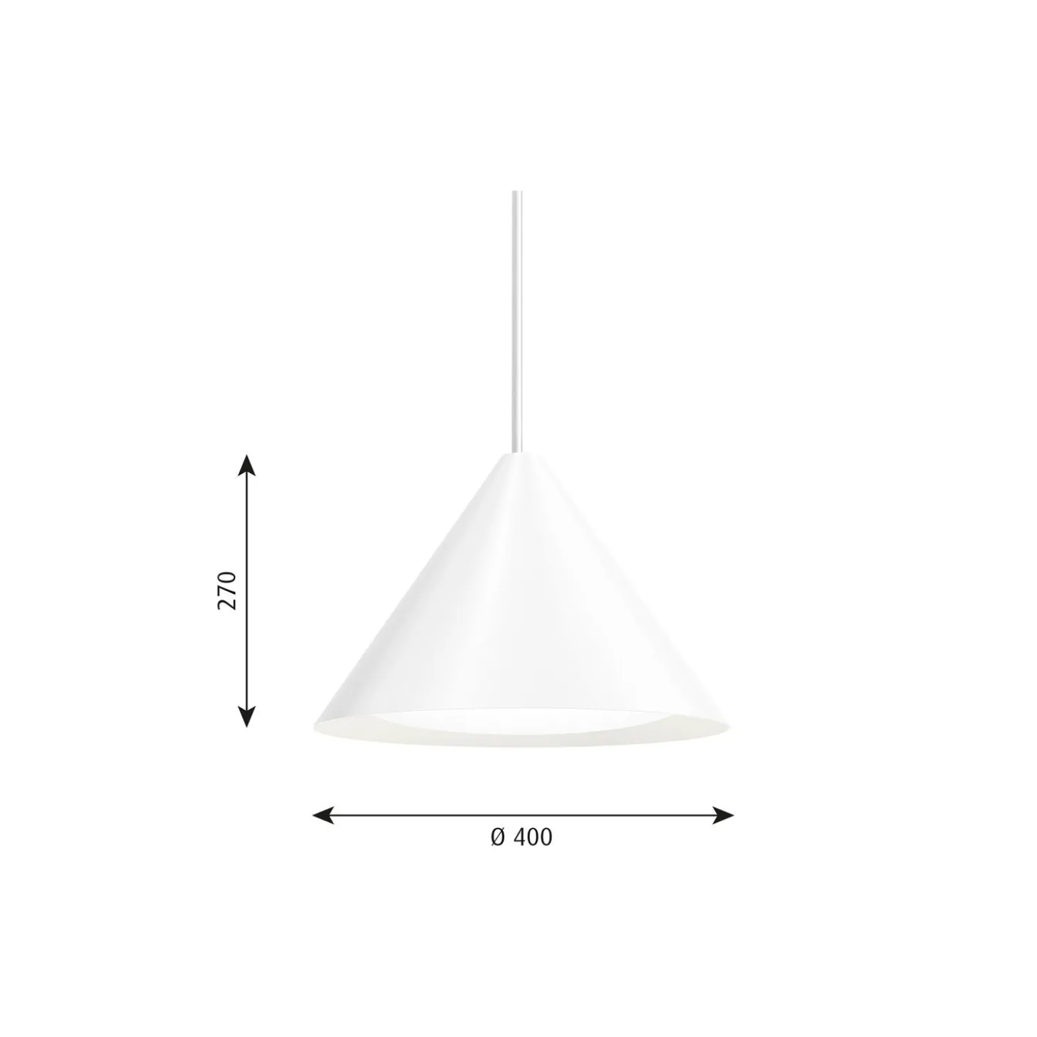 Keglen pendel, white