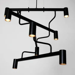 Kennedy Chandelier, black