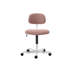 KEVI® 2534 forsidepolstret kontorstol, rosa