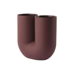 Kink Vase, deep red