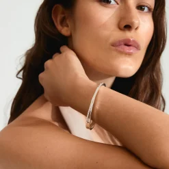 KIRA Armbånd, silver plated